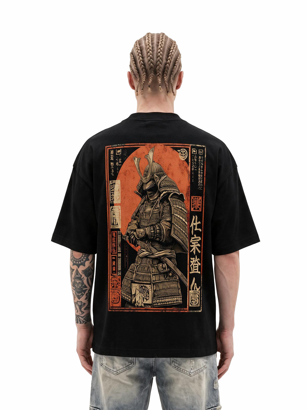 Bushido Armor oversized tee by IKIINK - front