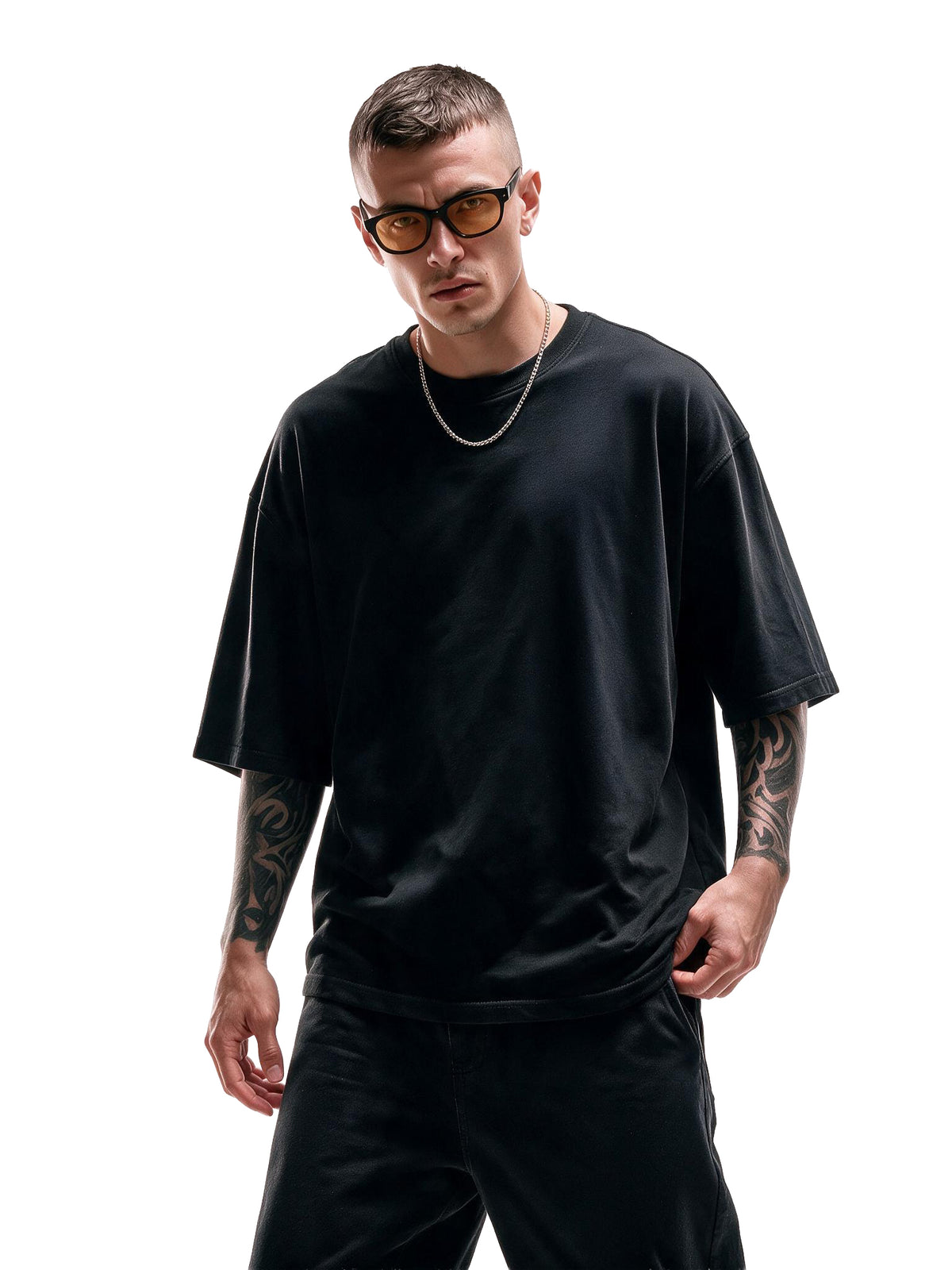 Chained Oni oversized tee by IKIINK - back