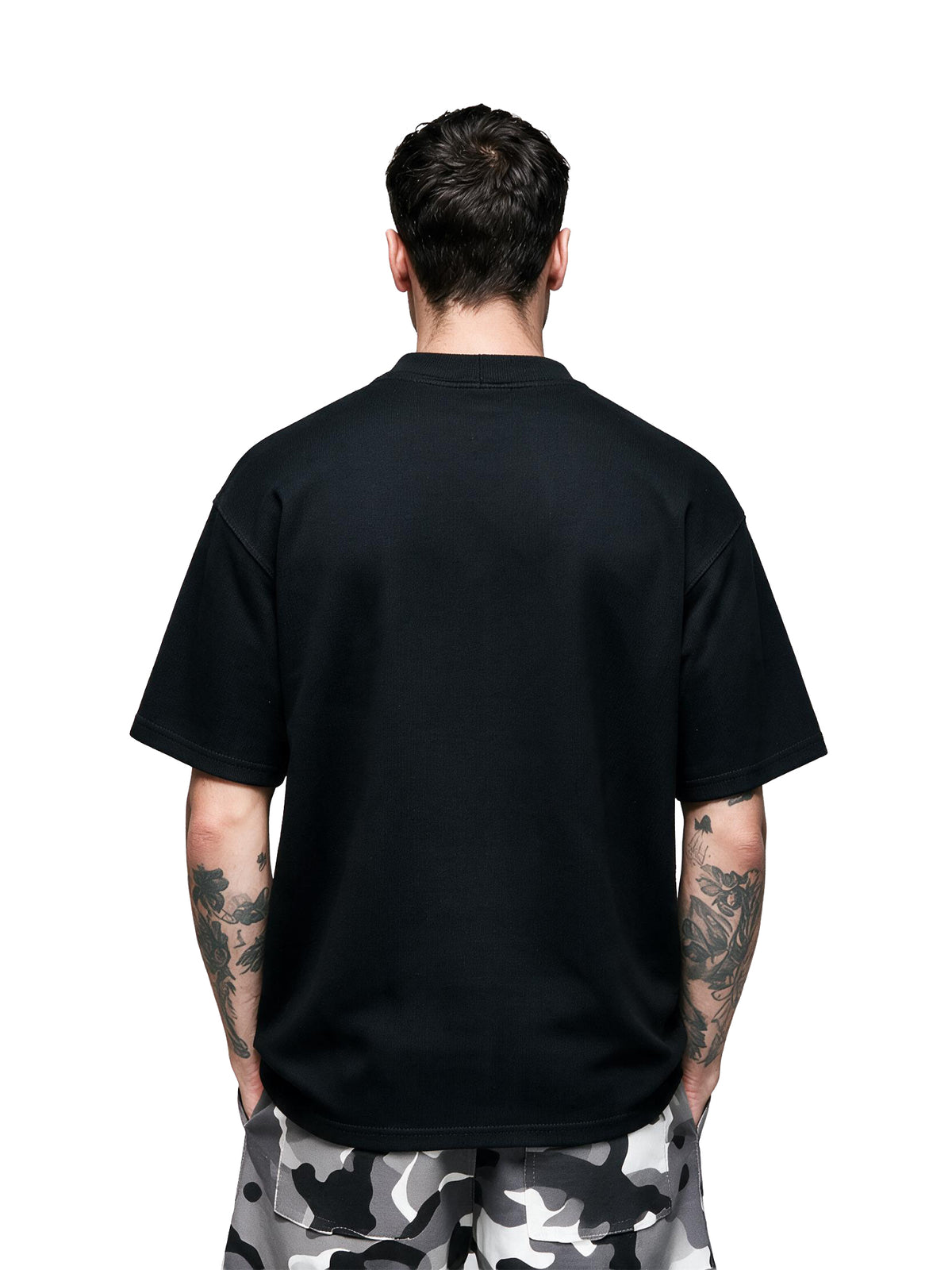 Dinner Rooster oversized tee by IKIINK - back