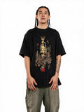 Dragon Talisman oversized tee by IKIINK - front