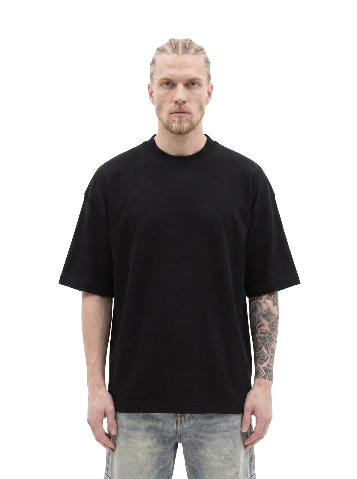 Edo Cat Lover oversized tee by IKIINK - back