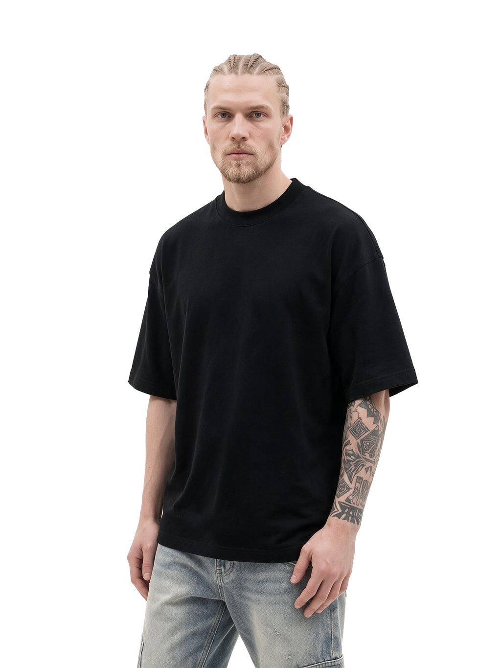 Hidden Gaze oversized tee by IKIINK - back