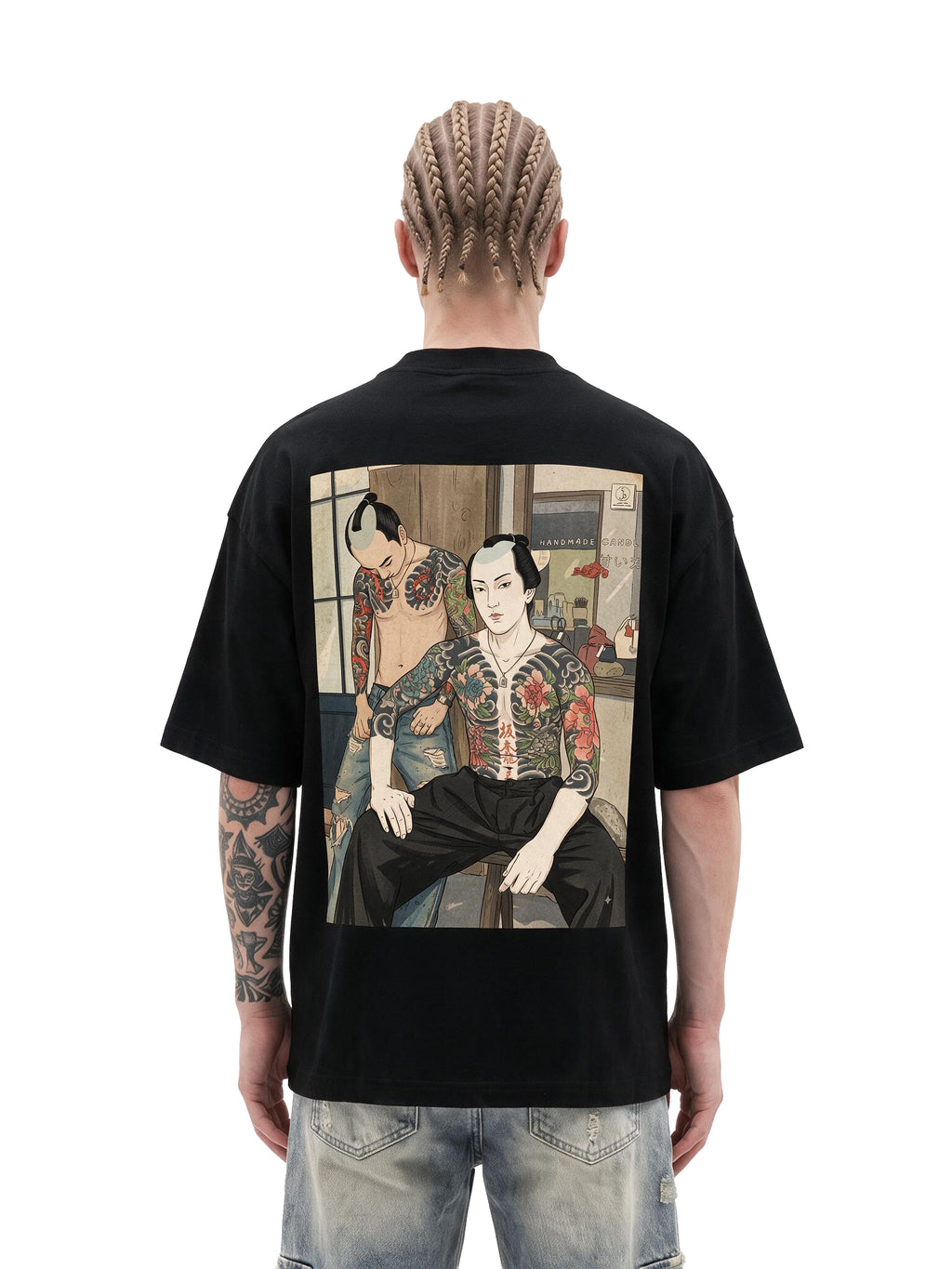 Irezumi Brothers oversized tee by IKIINK - front