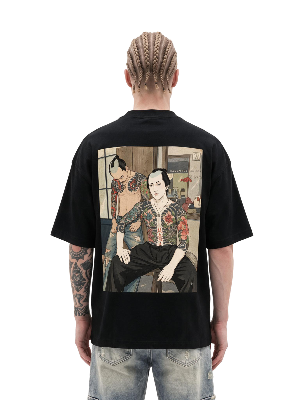 Irezumi Brothers oversized tee by IKIINK - front