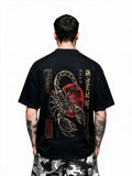 Iron Scorpion oversized tee by IKIINK - front