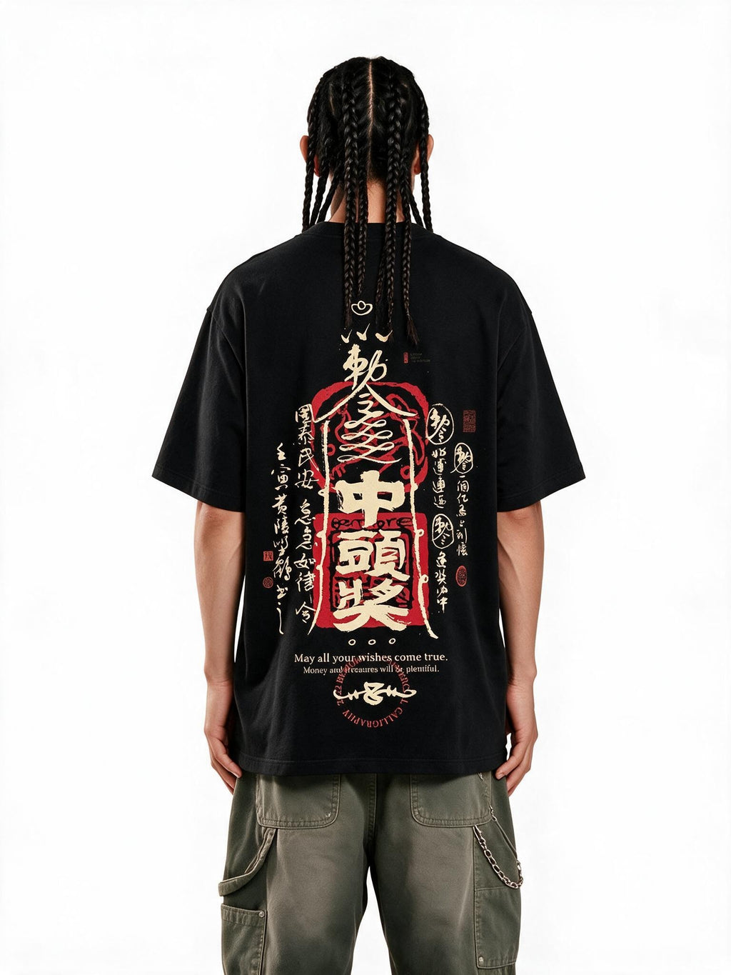 Jackpot oversized tee by IKIINK - front