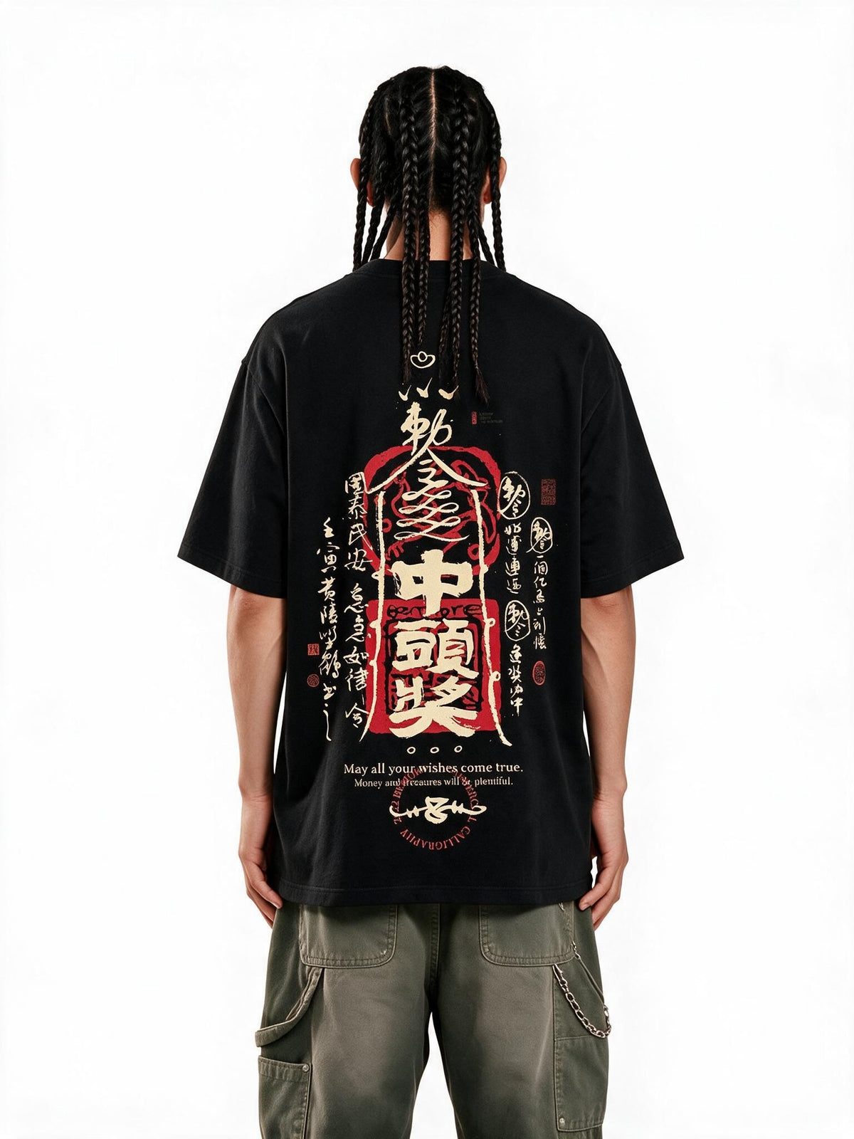 Jackpot oversized tee by IKIINK - front