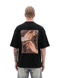 Last Cigarette oversized tee by IKIINK - front