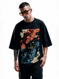 Oni Inferno oversized tee by IKIINK - front