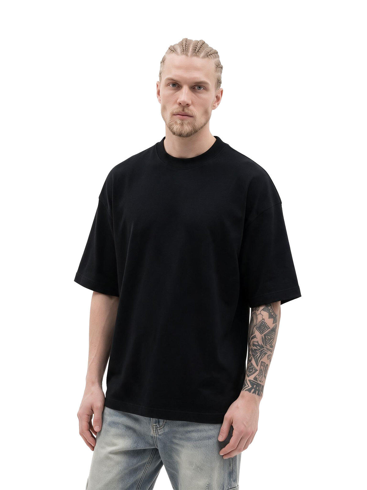 Three Tigers oversized tee by IKIINK - back